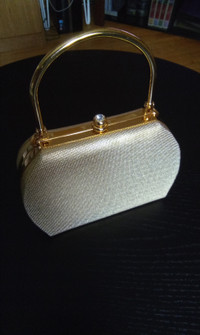 Wedding or Prom Gold Purse