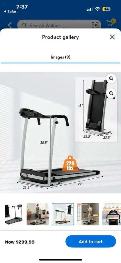 Weslo Tredmill - cross walk 365e, View more