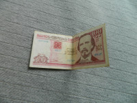 Cuban 100 Peso Bank Note