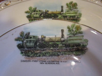 Vintage Plates of The Samson (Steam Locomotive) , New Glasgow NS