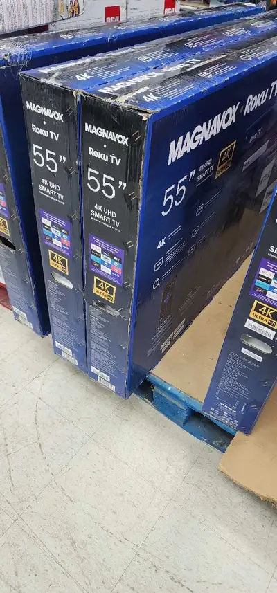 Magnavox 4K TV, 55-inch with Roku TV Streaming FROM ONLY $290!!, View more