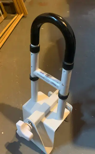 Adjustable Height Bathtub Grab Bar Safety Rail, View more