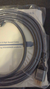 8k High Speed HDMI Cable 5FT