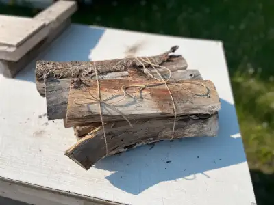 Seasoned firewood bundles for sale! Only $5 per bundle! 10 logs included per bundle Dried for 4+ yea...