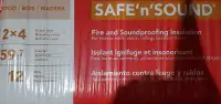 6 bundles of Safe'n'Sound insulation