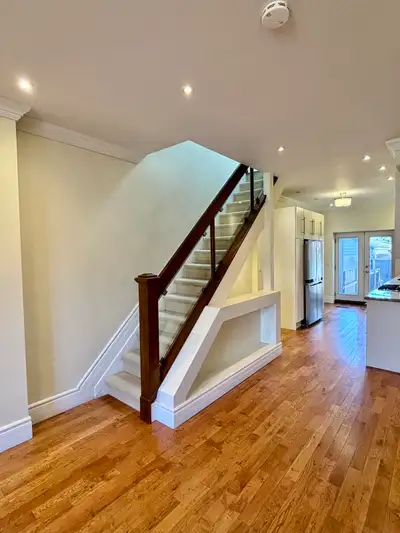 Spacious 3 bedroom, 2 bathroom home with parking and private backyard is available for rent. This pr...