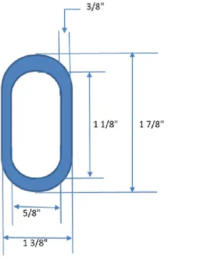 200 feet of 3/8" BBB chain. Fits standard BBB windlass gypsy.