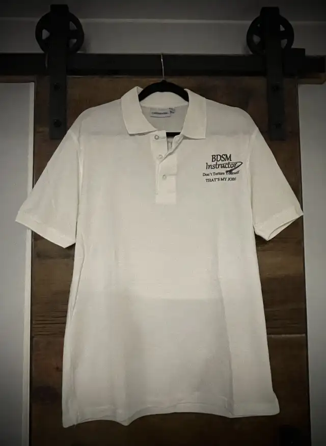 Bondage Instructor T-shirt - Golf Shirt • Medium in Other in Kitchener / Waterloo - Image 3