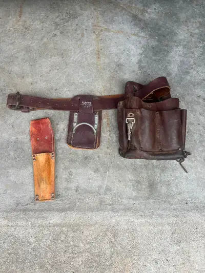Tool pouch and belt, View more