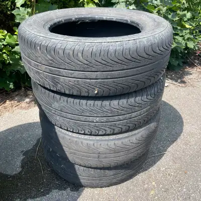 -Four General AltiMAX all season tires (195/65R15) -tread is worn but you will get one season out of...