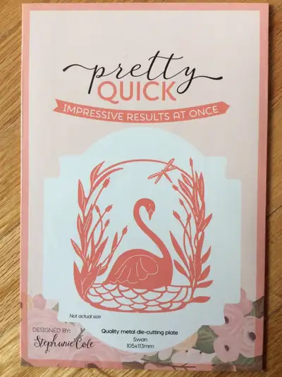 Pretty Quick Swan die cutting plate - new in package, View more