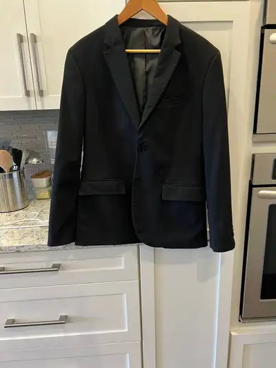 men’s skinny fit suit jacket size 38R, View more