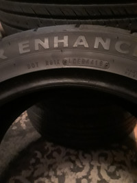 Set of 4 245/45R18 tires $150