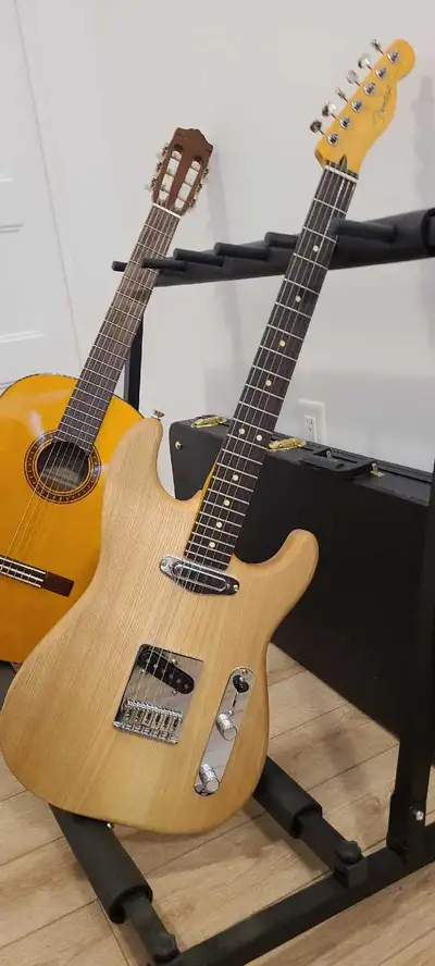 Custom partscaster strat/tele hybrid. Quality build made from Fender original parts except body and...