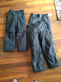 Snow Pants - Black Youth Snow Pants (size L)