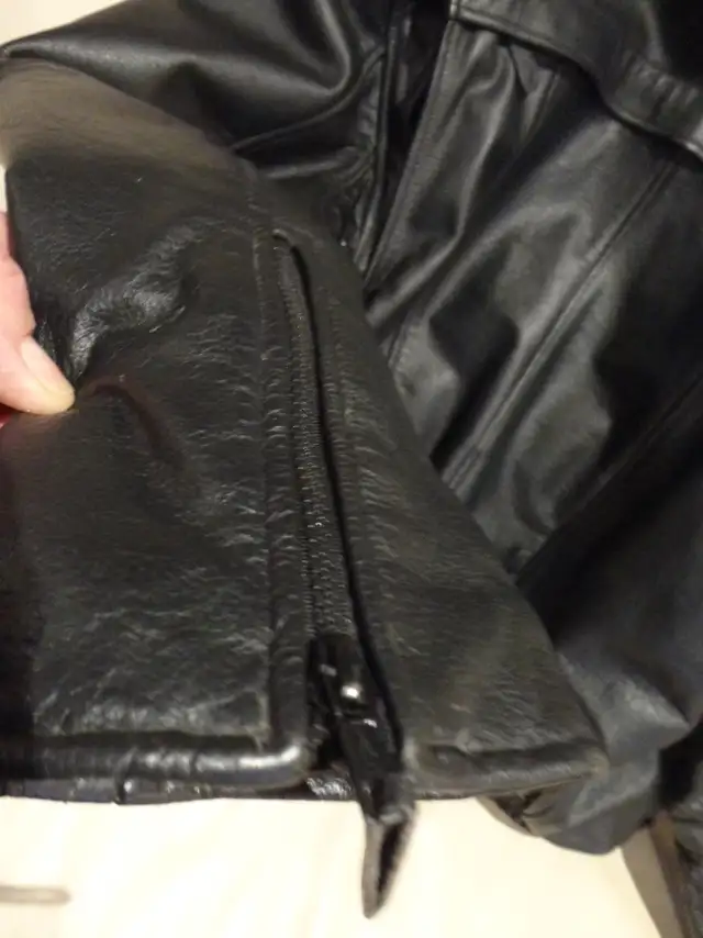 Premium Quality Classic Gear Black Leather Jacket The Old Mill in Men's in Kitchener / Waterloo - Image 10