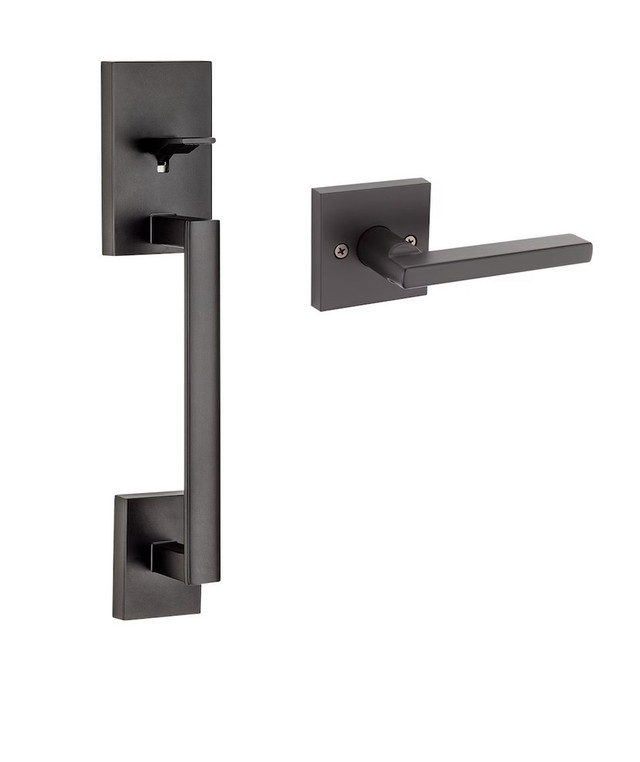 Weiser door handle set (brand new) with lifetime warranty in Windows, Doors & Trim in Owen Sound - Image 4