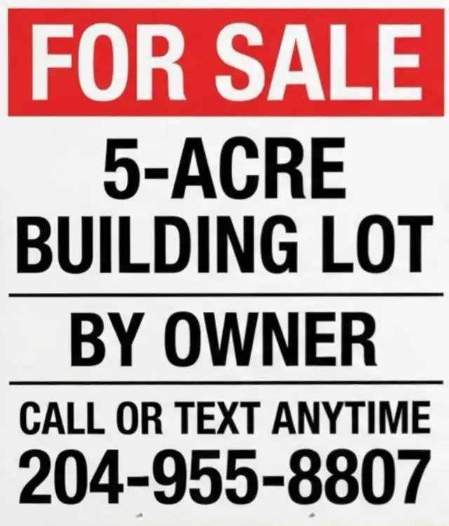 5-Acre Lot. RETIRE and Build Your DREAM HOME.