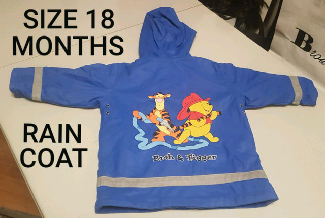 DISNEY WINNIE THE POOH 18 MONTH RAIN COAT in Clothing - 12-18 Months in London