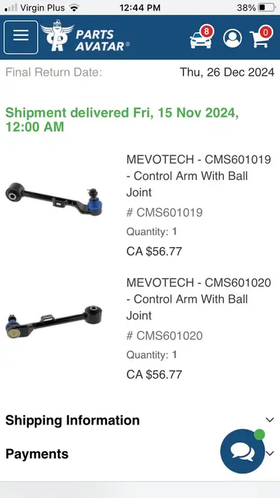 Never used brand new fit rear axel on a 2013 Honda Ridgeline. Both for 60$ or 40 each. Can deliver t...