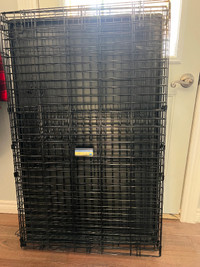 Large dog crate (48.75L x 30W x 32 H in)
