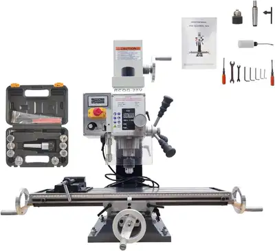 RCOG-28V R8 Bench top Milling &Drilling Machine 028356, View more