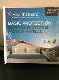 NEW HealthGuard Basic Protection Mattress Protector (Twin XL)