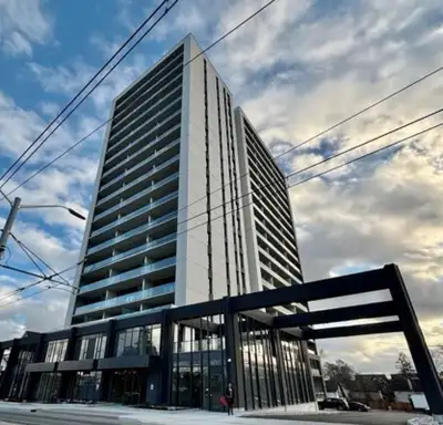 modern and spacious 2-bed, 1-bath unit in central kitchener