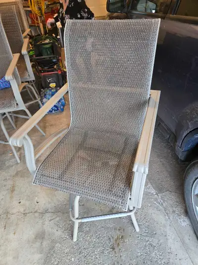 Patio bar chairs x4, View more