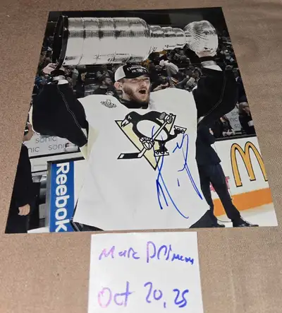 Matt Murray signed 8x10 photos Penguins Kraken Hockey, View more