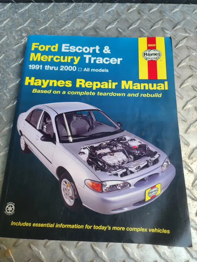 Haynes Ford Escort & Mercury Tracer 1991-2000 Repair Manual in Other in Windsor Region - Image 2