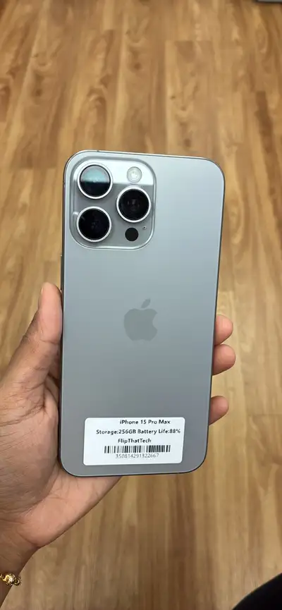 iPhone 15 Pro Max 256GB black titanium , View more