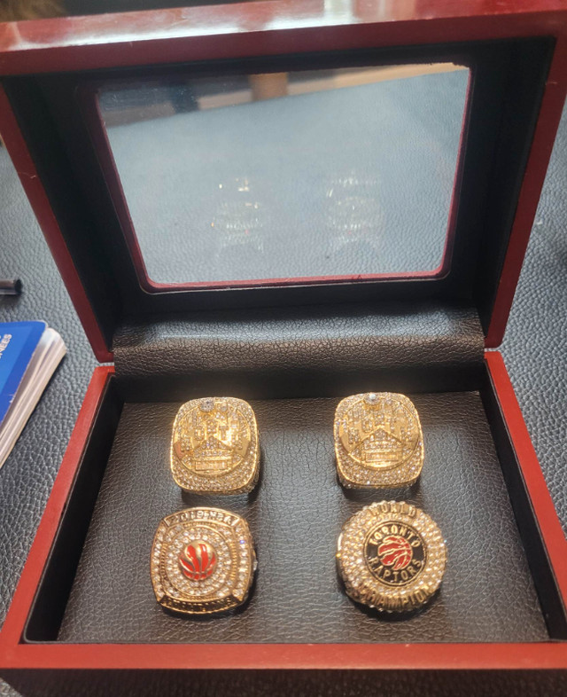 2019 Toronto Raptors NBA Championship Rings With Display Case in Other in Moncton