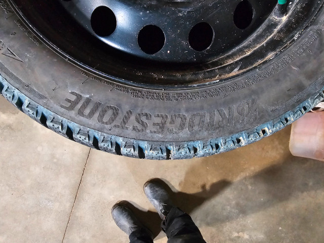 Bridgestone winter tires and rims 195/55R16 in Tires & Rims in Regina - Image 2