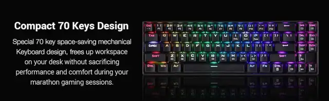 Redragon K599 Wired/Wireless Mechanical Gaming Keyboar (loved) in Mice, Keyboards & Webcams in Cambridge - Image 2