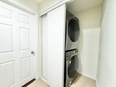 Almost 2-year-old 1 bedroom basement available for quite person for rent. Located in the High Demand...