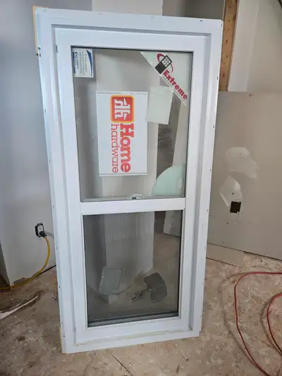 Egress, Brand-New Sliders double glazed ,, Vinyls Windows with brick mould and nailing finish strip...