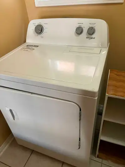 clean dryer, doesn't dry the clothes the best but still works. Wanted to upgrade so replacing it. Mu...