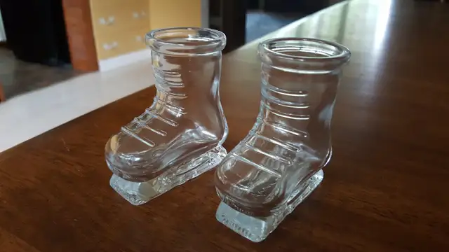 Glass Boot Shot Glasses (2) 1.5 oz. Final Touch63848995915905120