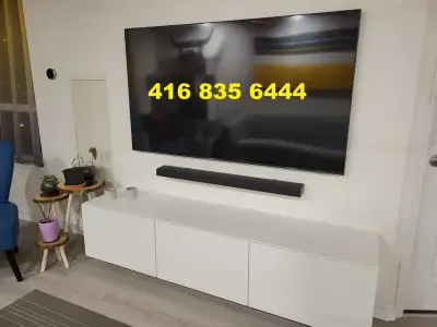 TV mounting & wall mounting service, 416-835-6444, View more
