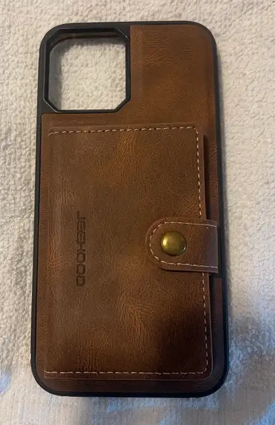 Perfect fit for iPhone 12 Pro Max. BRAND NEW NEVER USED. Made with premium PU leather. Jeehood case,...