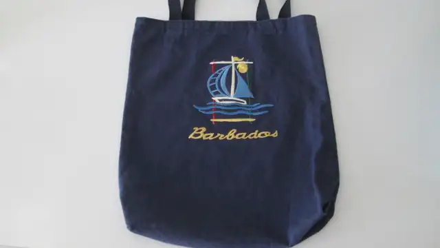Barbados Napkin Holder/Barbados Embroided Tote Bag in Arts & Collectibles in London - Image 8