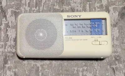 Vintage Sony ICF-350W AM/FM Receiver, View more