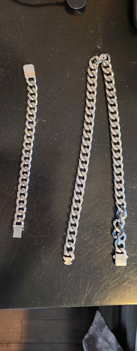 FOR SALE !!!  chain and bracelet 