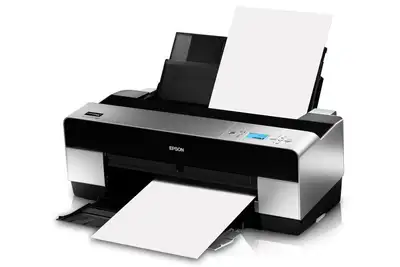 Epson Stylus Pro 3880 Printer Manuals Cables Unopened Inks: Cyan, Light Black, Vivid Magenta, Vivid...