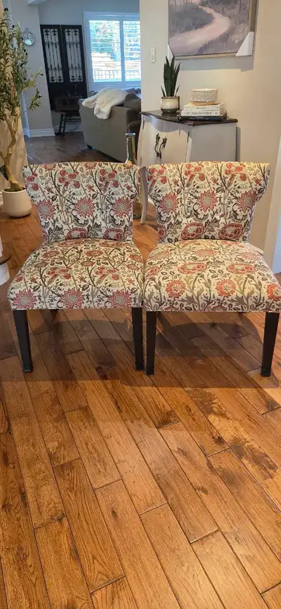 Floral Fabric Chairs, View more