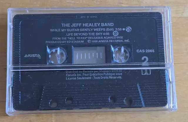 The Jeff Healey Band Cassette Single in Arts & Collectibles in Markham / York Region - Image 3