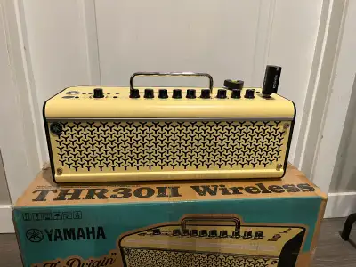 Yamaha THR 30 ii guitar amp AND Line 6 wireless transmitter, View more