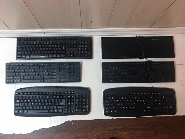 Computer keyboard wire and wireless in Mice, Keyboards & Webcams in Windsor Region