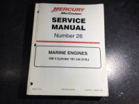 1998-UP Mercruiser Marine GM 4 Cylinder 181 cid (3.0L) Manual